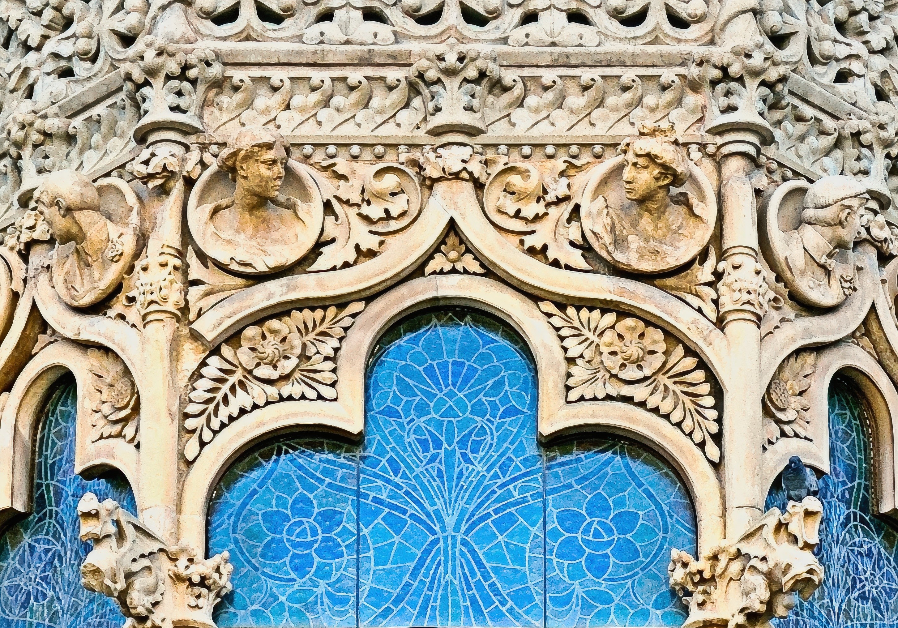 Photo of fancy architechtural detail