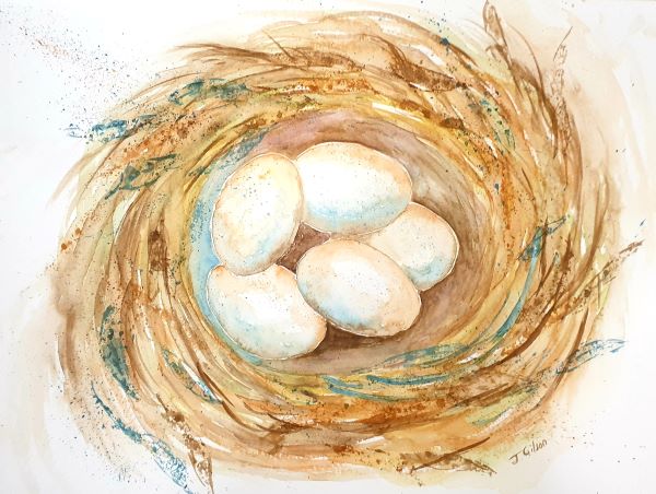 'Bird's Nest' by Julie Gilson, Long Eaton & District u3a