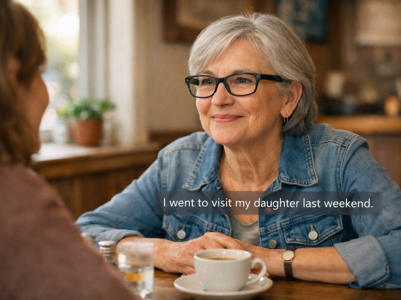A group of people engaged in AI discussion